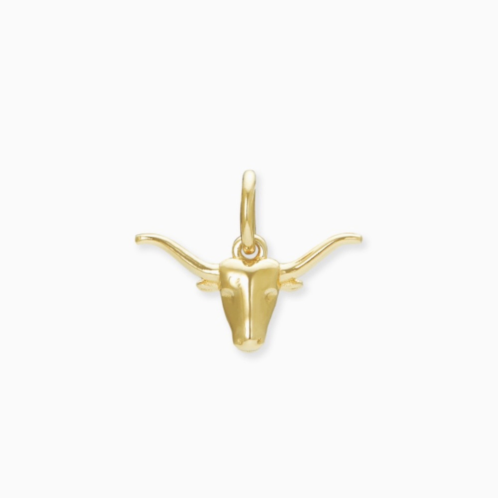 Kendra Scott Longhorn Charm In 18k Gold Vermeil